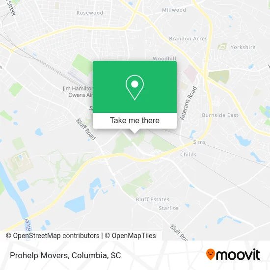 Prohelp Movers map