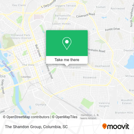 The Shandon Group map