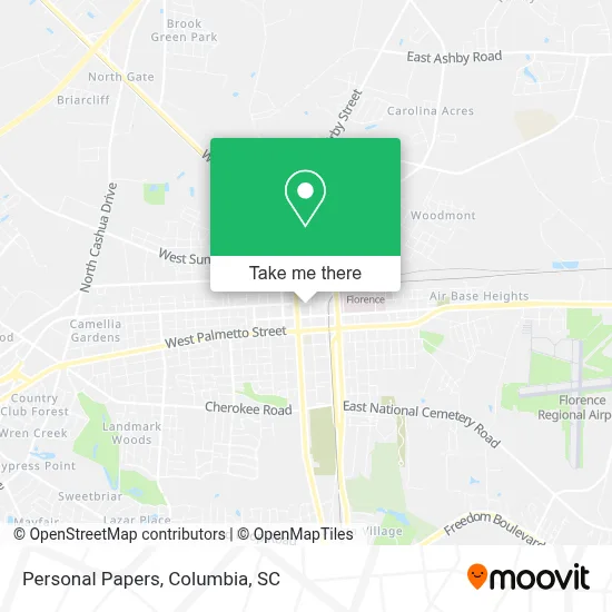 Personal Papers map