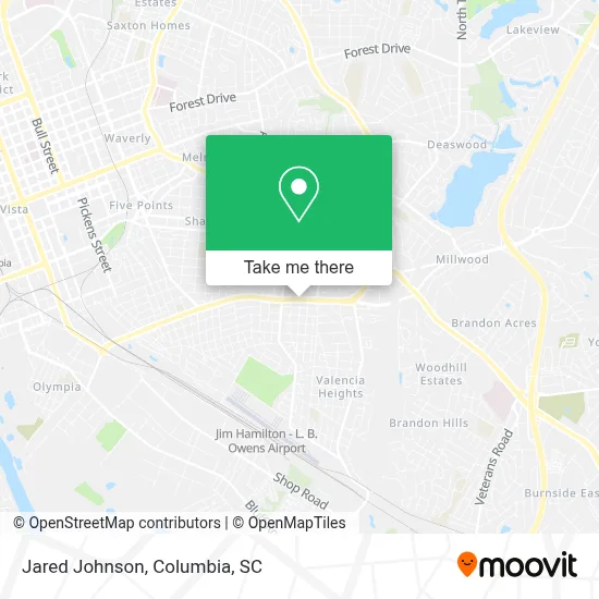 Jared Johnson map