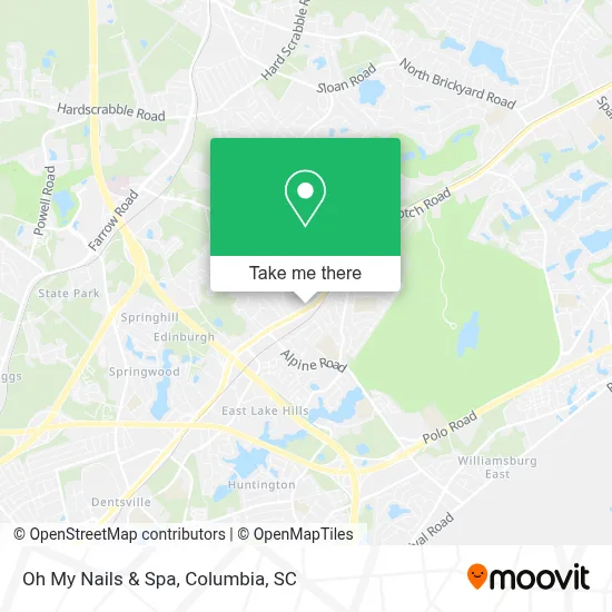 Oh My Nails & Spa map