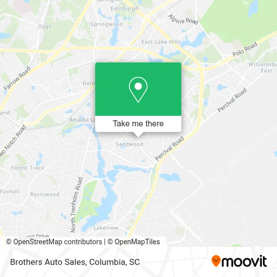 Brothers Auto Sales map