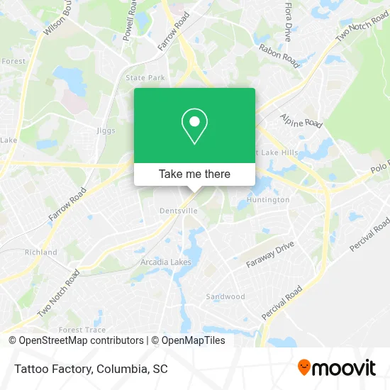 Tattoo Factory map