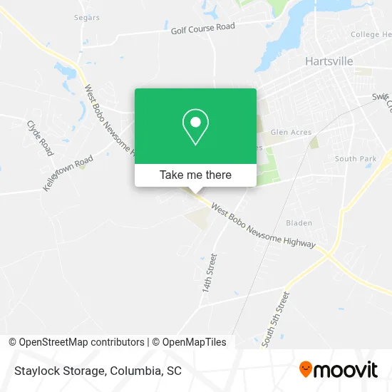 Staylock Storage map