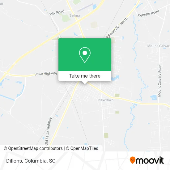 Dillons map