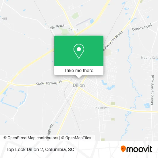 Top Lock Dillon 2 map