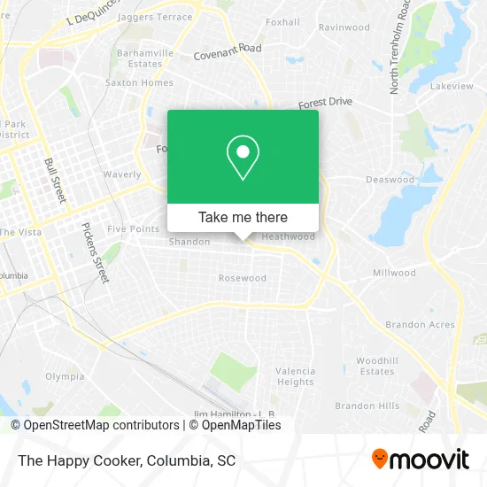 The Happy Cooker map