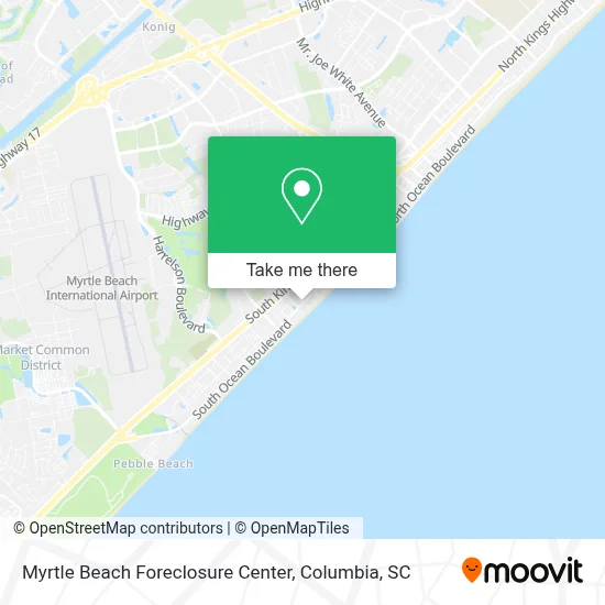Myrtle Beach Foreclosure Center map