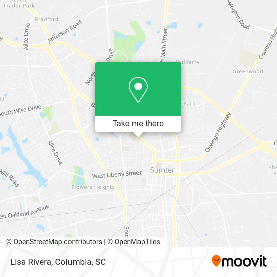Lisa Rivera map