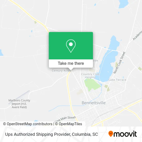 Ups Authorized Shipping Provider map