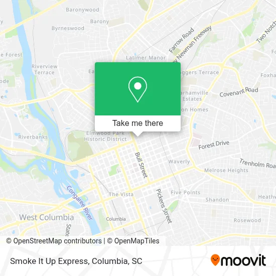 Smoke It Up Express map