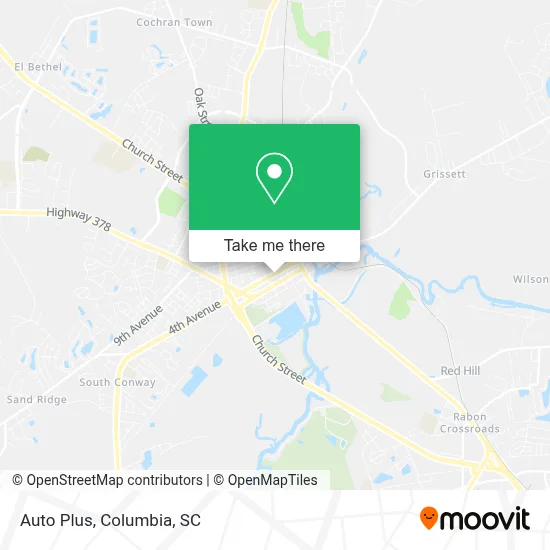 Auto Plus map