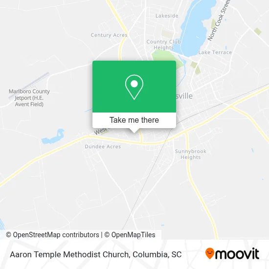 Aaron Temple Methodist Church map