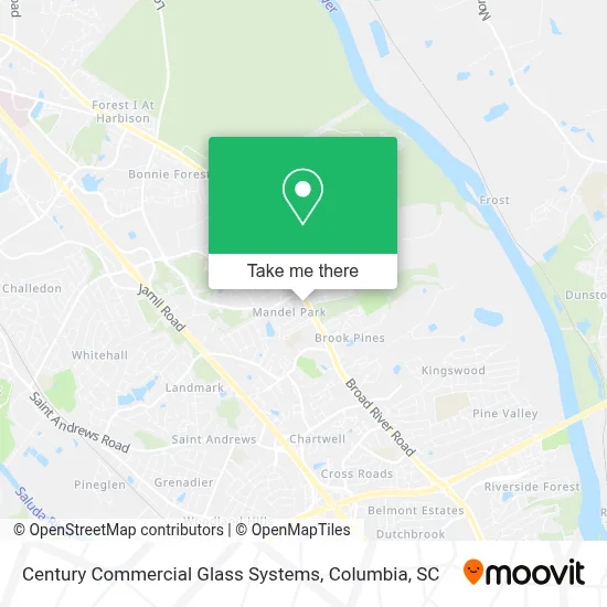 Century Commercial Glass Systems map