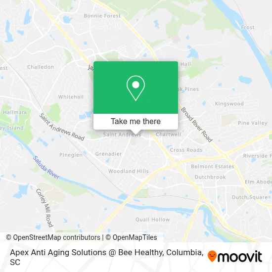Apex Anti Aging Solutions @ Bee Healthy map