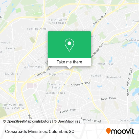 Crossroads Ministries map