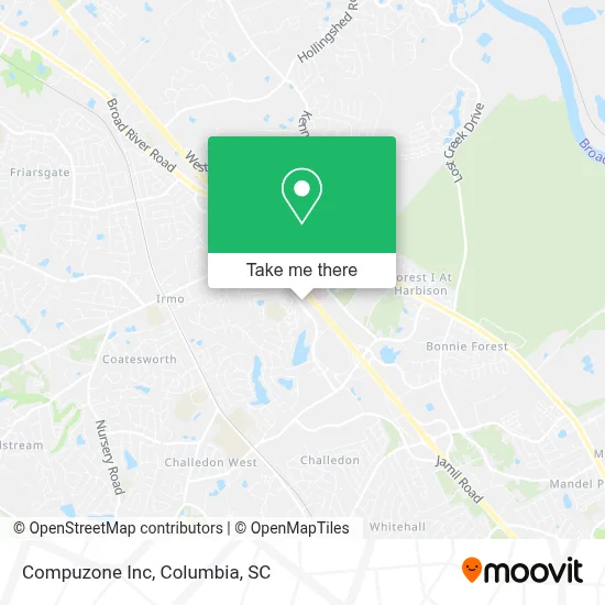 Compuzone Inc map