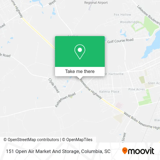 151 Open Air Market And Storage map