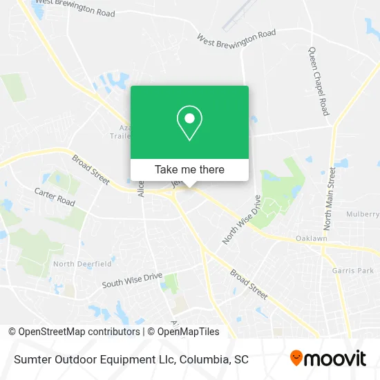 Sumter Outdoor Equipment Llc map