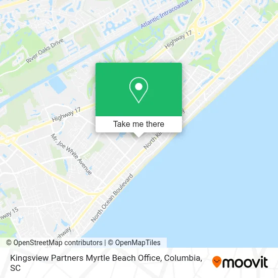 Kingsview Partners Myrtle Beach Office map