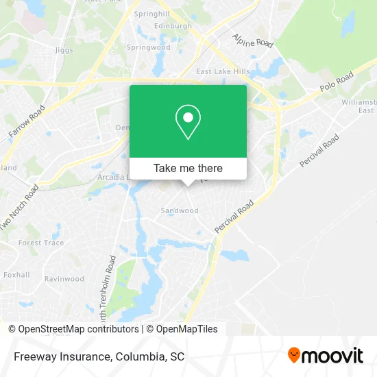 Freeway Insurance map