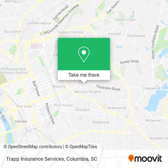 Trapp Insurance Services map