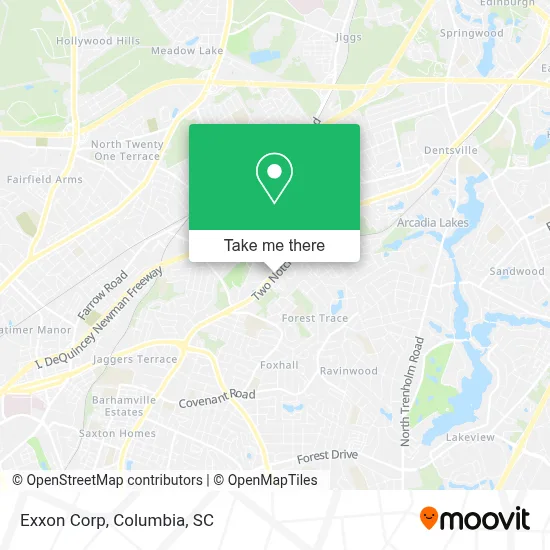 Exxon Corp map