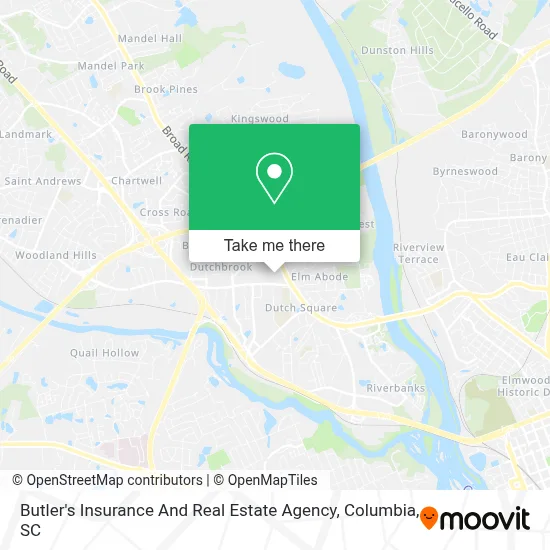 Butler's Insurance And Real Estate Agency map