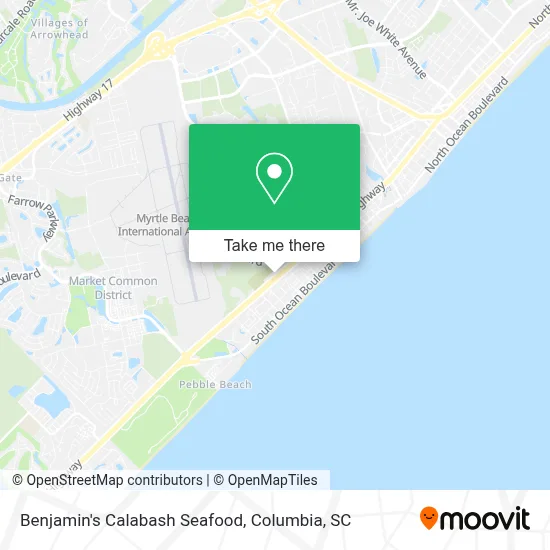 Benjamin's Calabash Seafood map