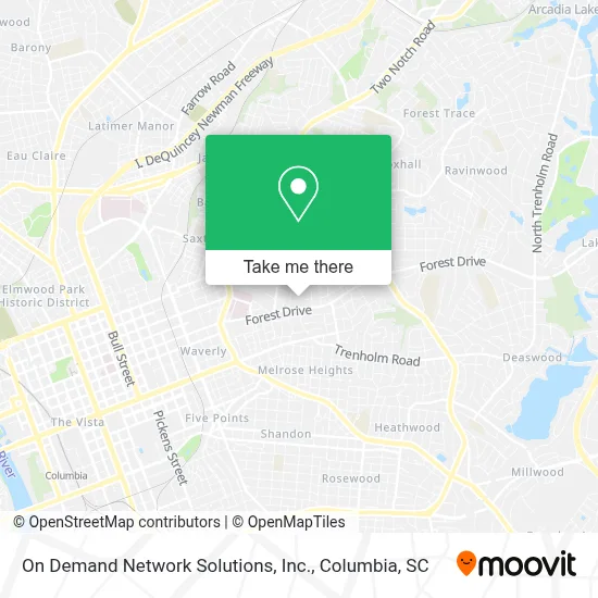 On Demand Network Solutions, Inc. map