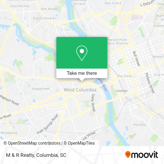 M & R Realty map