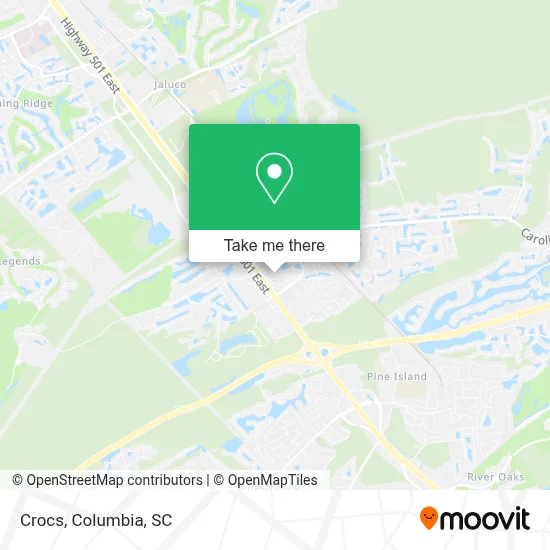 Crocs map