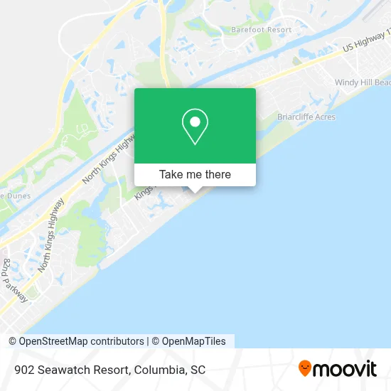 902 Seawatch Resort map