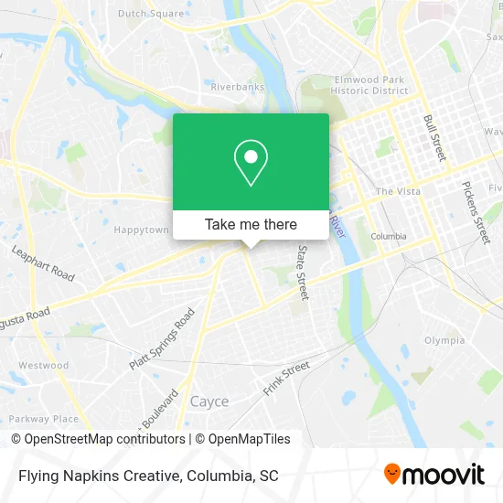 Flying Napkins Creative map
