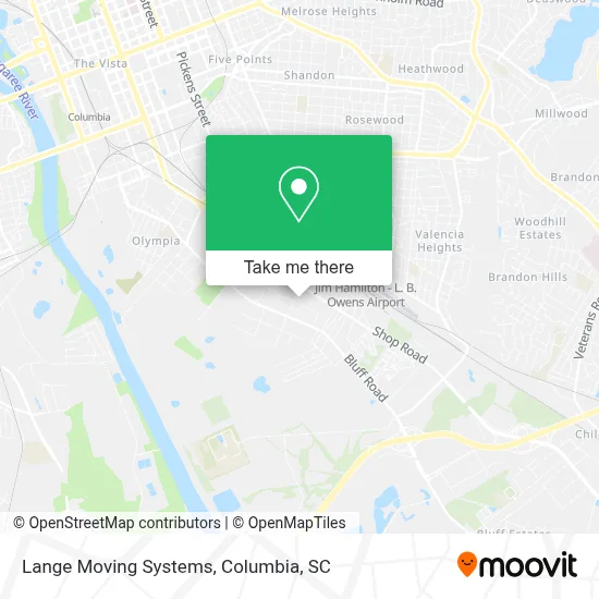 Lange Moving Systems map