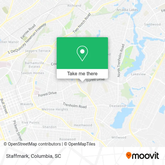 Staffmark map