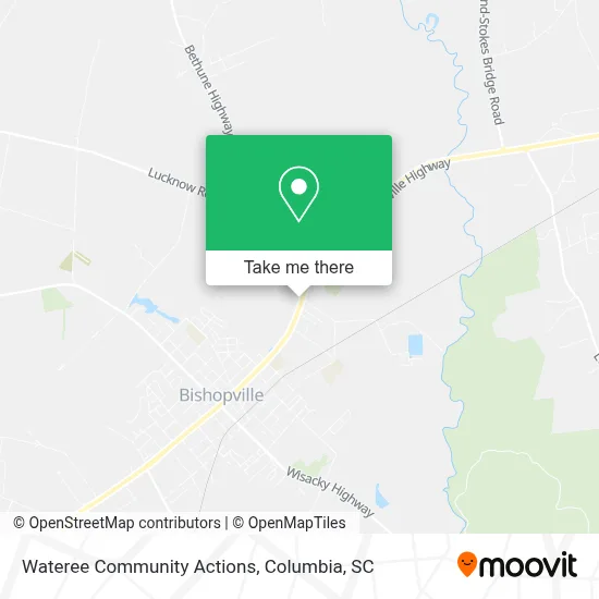 Wateree Community Actions map