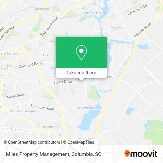 Miles Property Management map