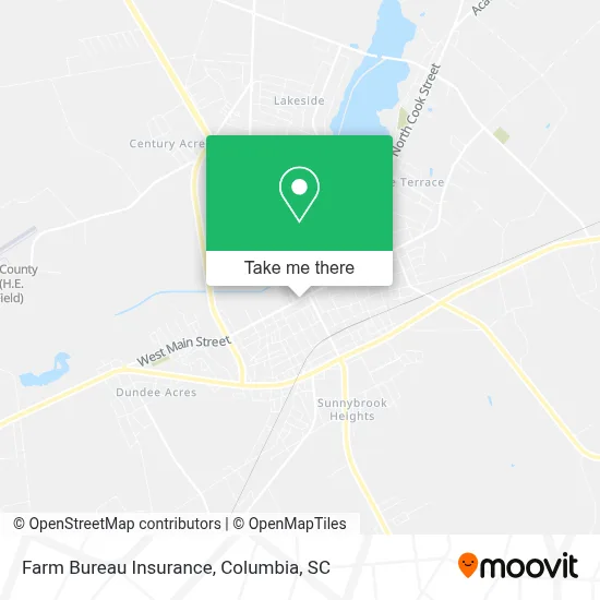 Farm Bureau Insurance map