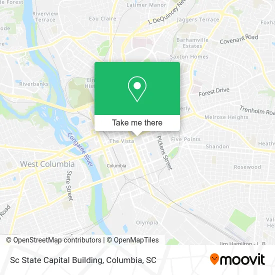 Sc State Capital Building map