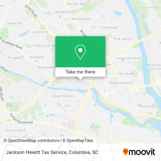 Jackson Hewitt Tax Service map
