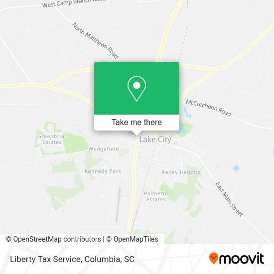 Liberty Tax Service map