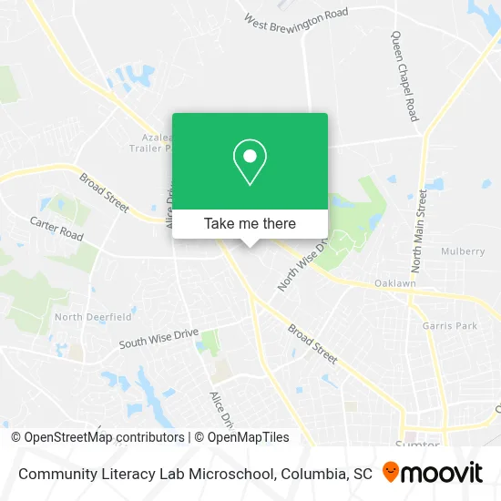 Community Literacy Lab Microschool map