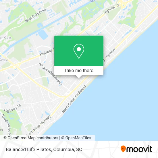Balanced Life Pilates map