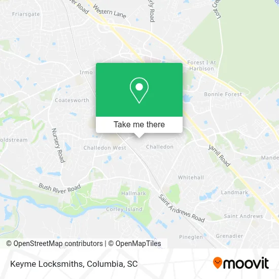 Keyme Locksmiths map