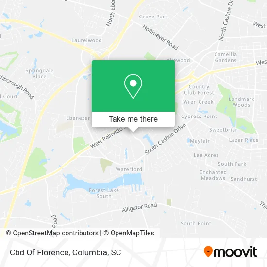 Cbd Of Florence map