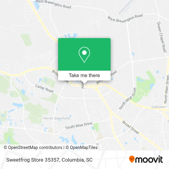 Sweetfrog Store 35357 map