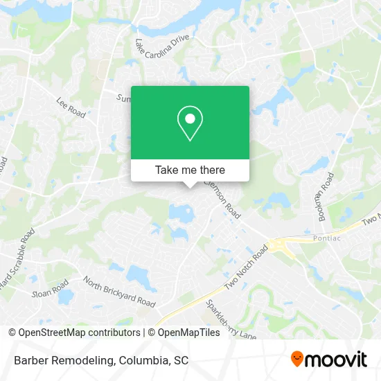 Barber Remodeling map