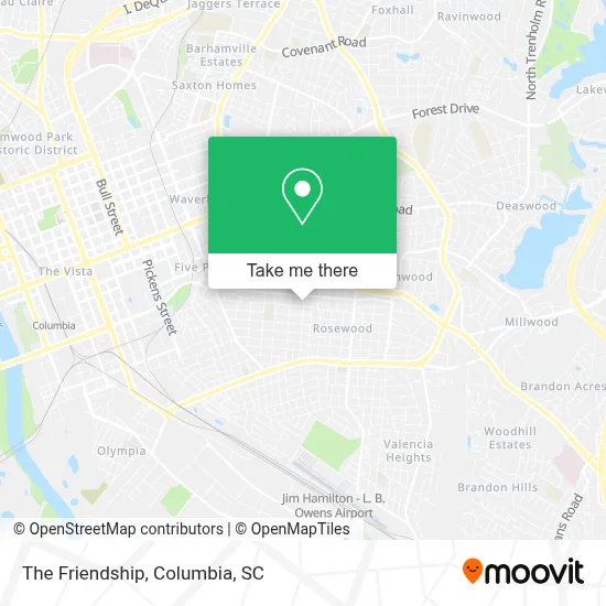 The Friendship map