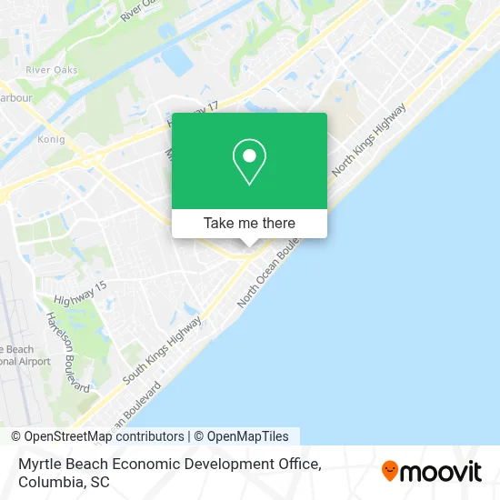 Myrtle Beach Economic Development Office map